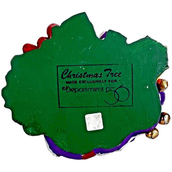 Dept 56 All Through The House Christmas Tree 8 1/4 IN Original Box Presents Duck - Picture 7 of 10